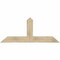 Ekena Millwork Portland Rough Sawn Timber Gable Bracket, Douglas Fir, 60"W x 25"H x 6"D x 6"F, 10/12 Pitch GBW060X25X0606POR00RDF - alternate 1